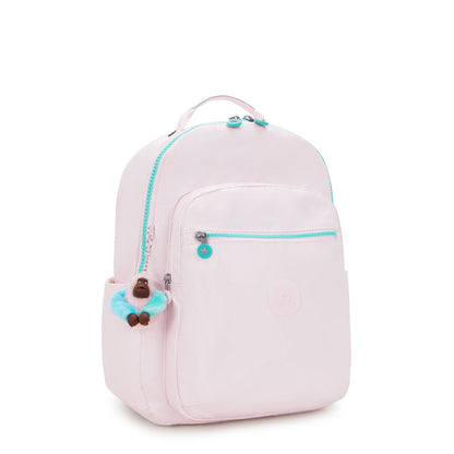 Kipling Seoul College pink met