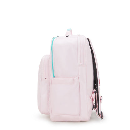Kipling Seoul College pink met