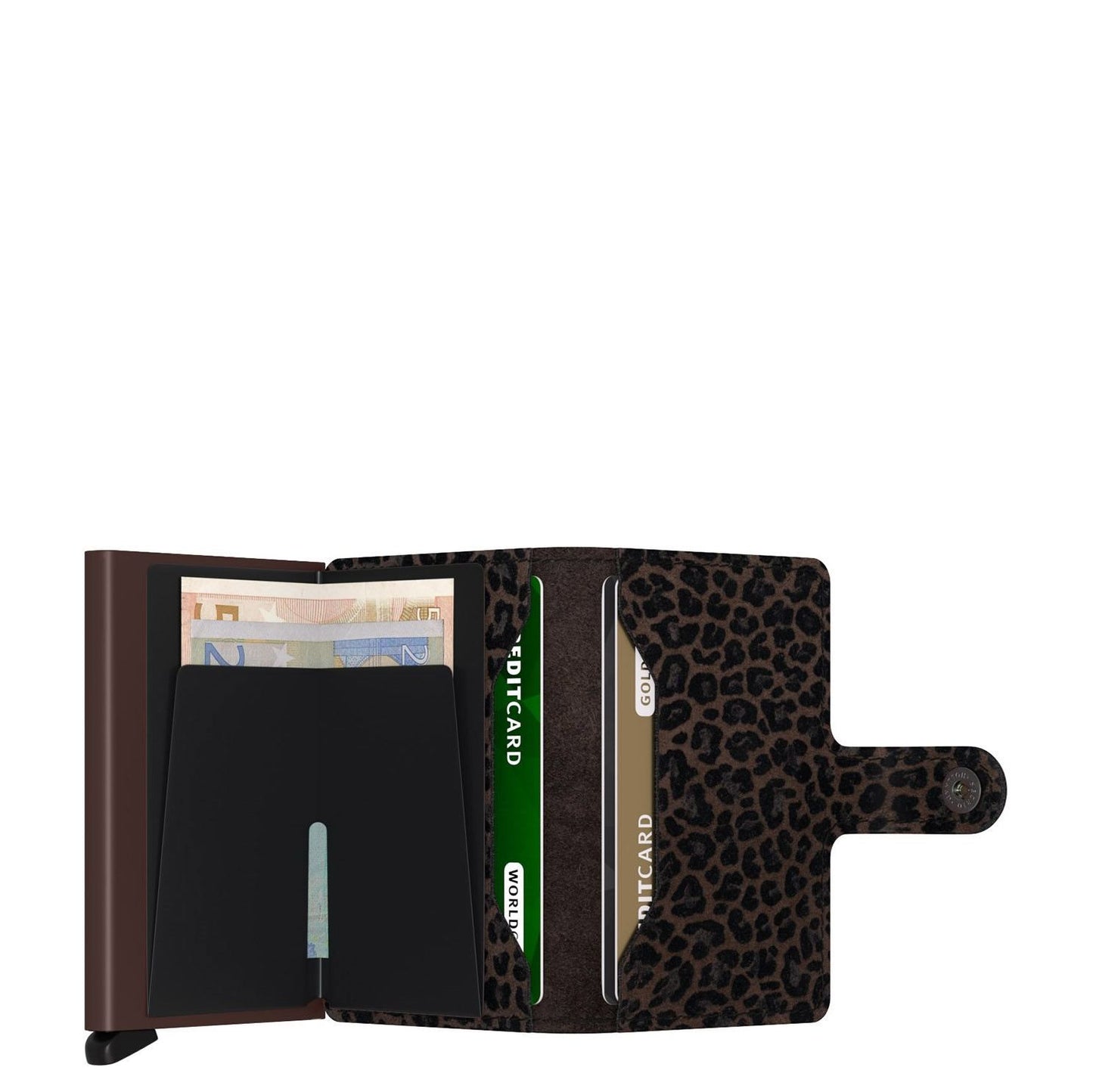 Secrid Miniwallet Portemonnee Leo brown