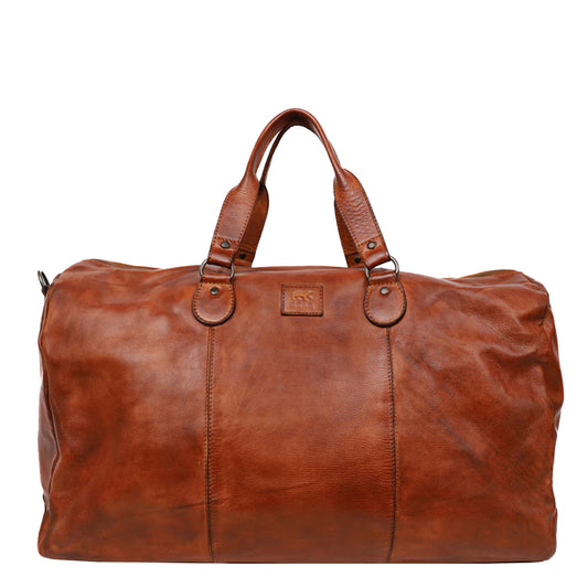 Bear Design Lucien Weekendbag cognac
