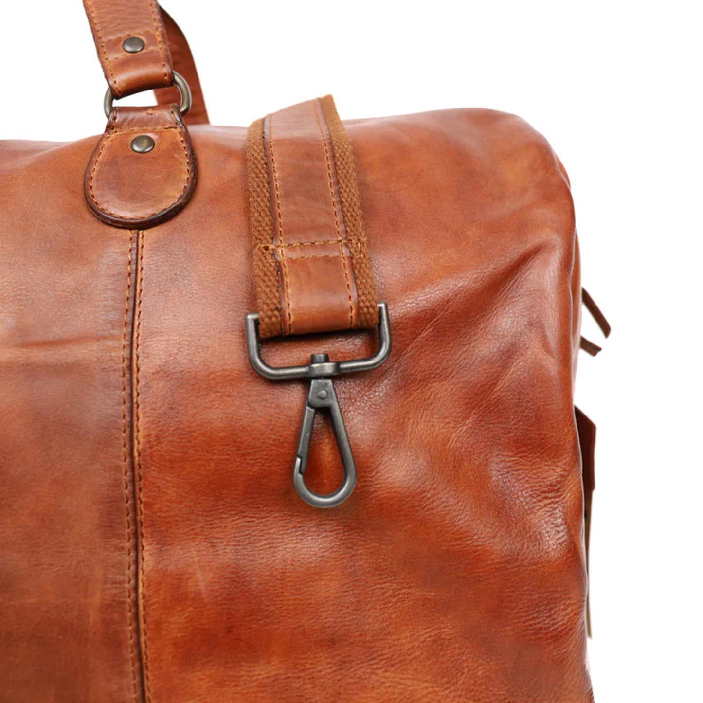 Bear Design Lucien Weekendbag cognac