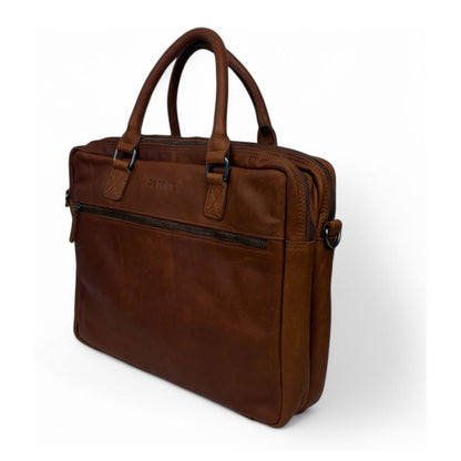 DSTRCT Preston Park Laptop Workingbag 15.6" cognac