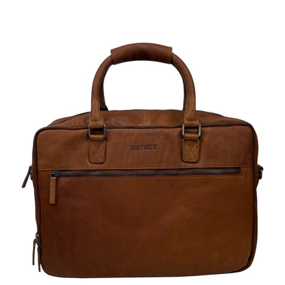 DSTRCT Preston Park Laptop Workingbag 17" cognac
