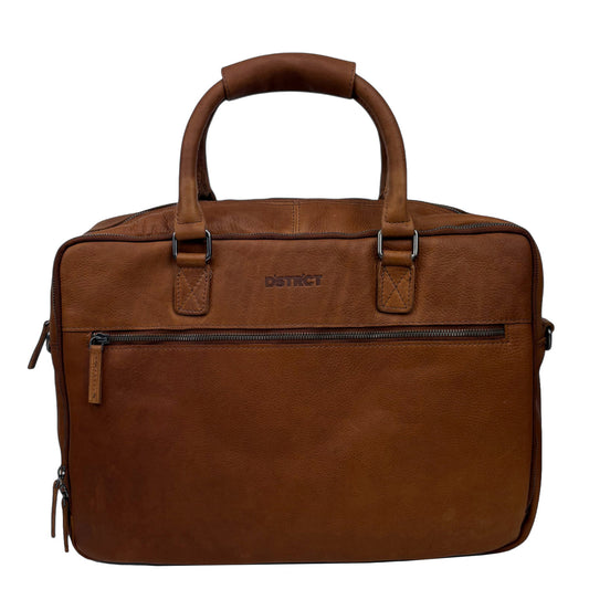 DSTRCT Preston Park Laptop Workingbag 17" cognac