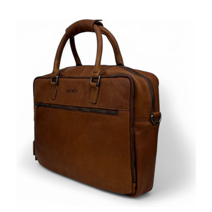 DSTRCT Preston Park Laptop Workingbag 17" cognac
