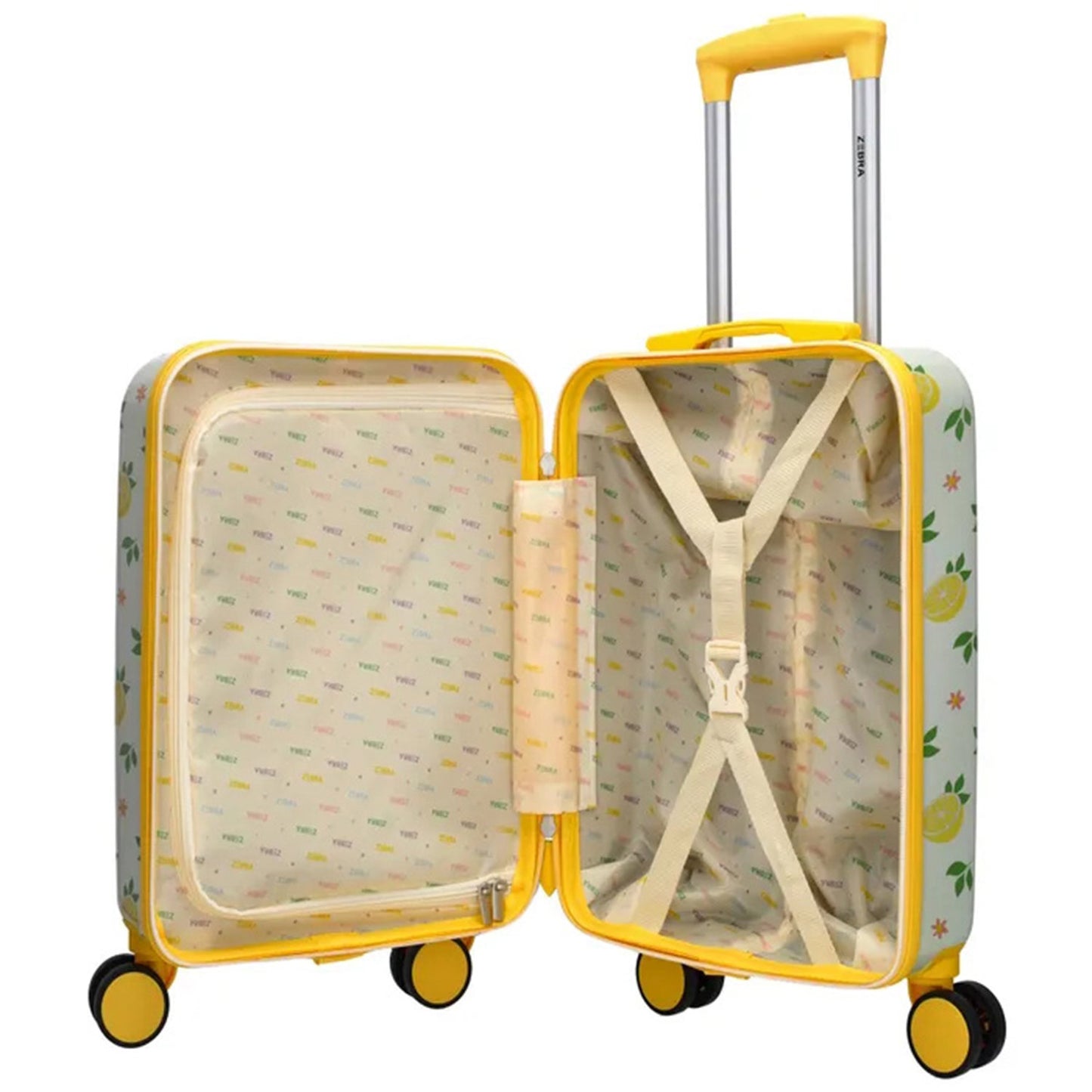 Zebra Trends Travel Kids lemon yellow