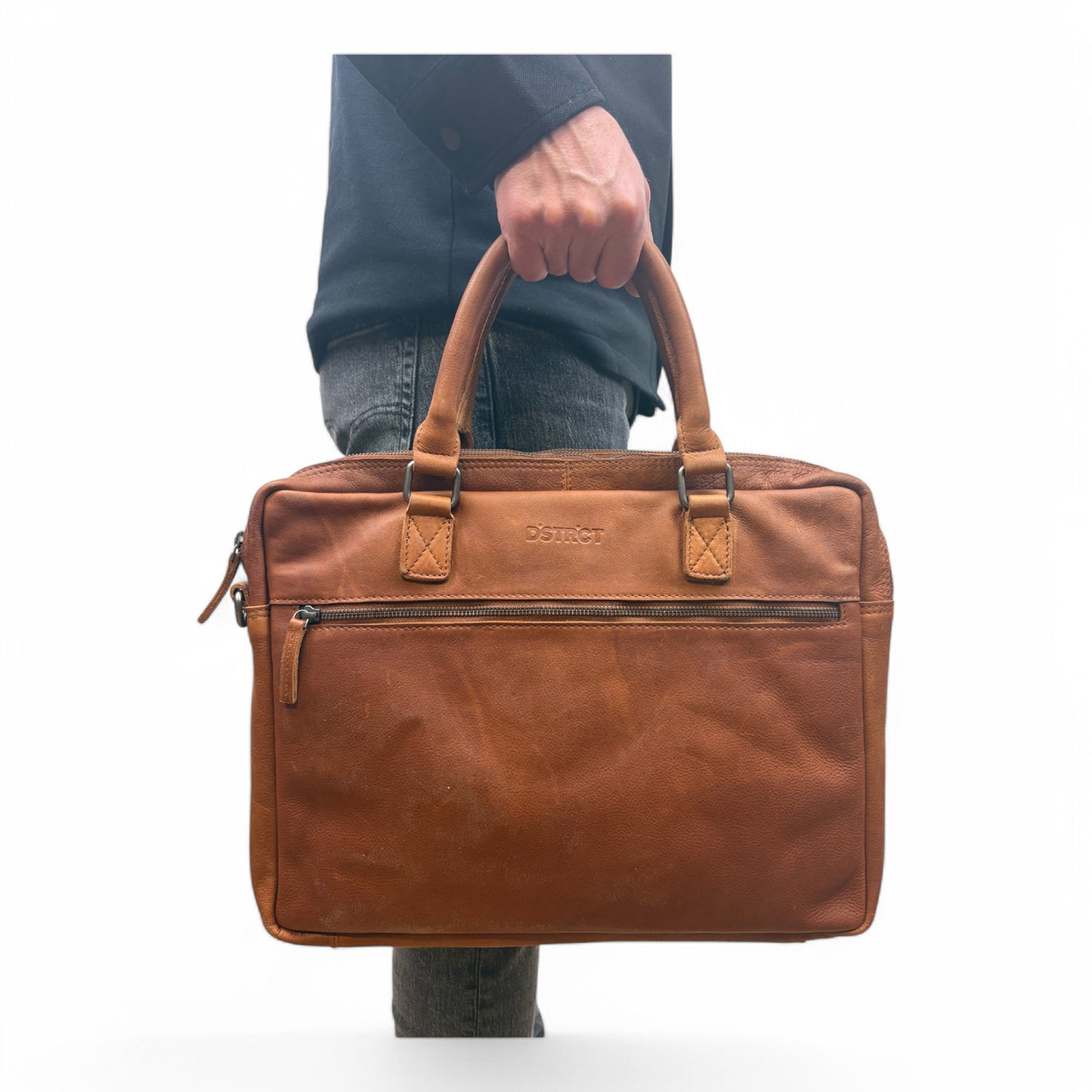 DSTRCT Preston Park Laptop Workingbag 15.6" cognac
