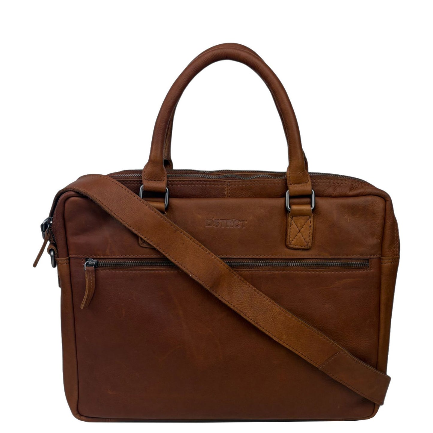 DSTRCT Preston Park Laptop Workingbag 15.6" cognac