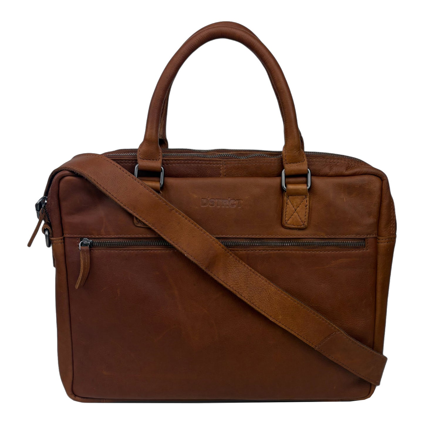 DSTRCT Preston Park Laptop Workingbag 15.6" cognac