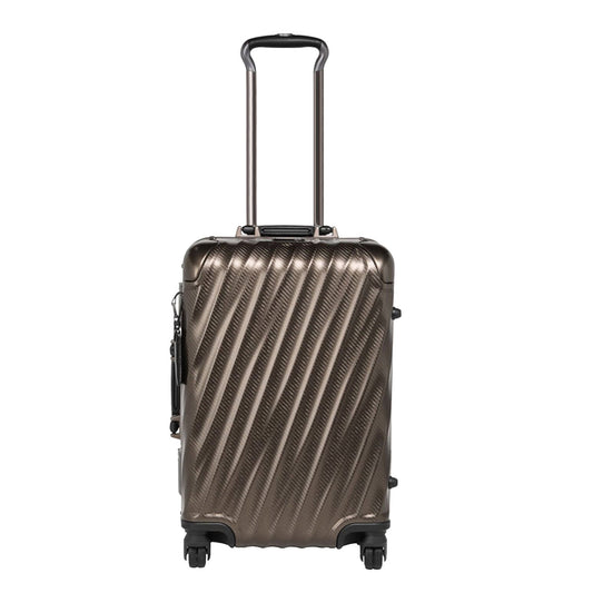 TUMI 19 Degree Aluminum International Carry-On textured gunmetal