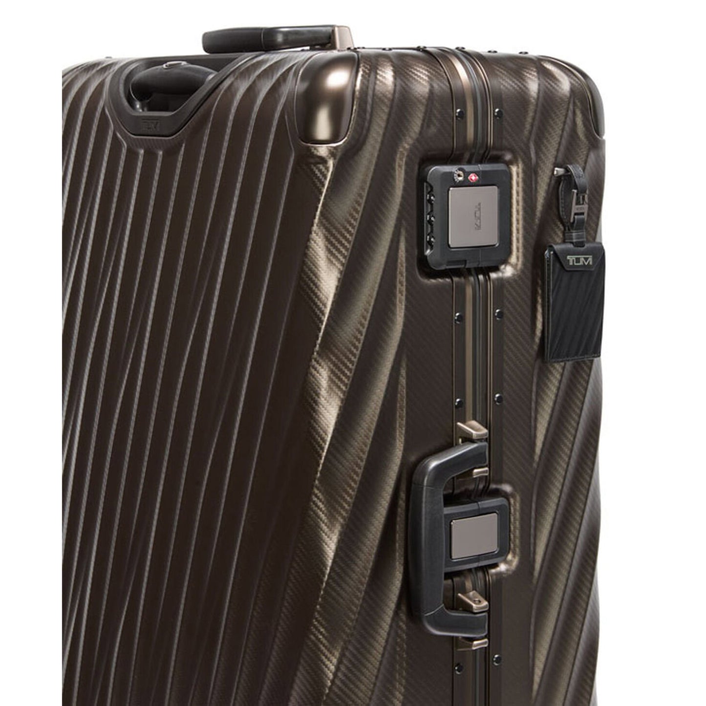 TUMI 19 Degree Aluminum Extended Trip P/C textured gunmetal
