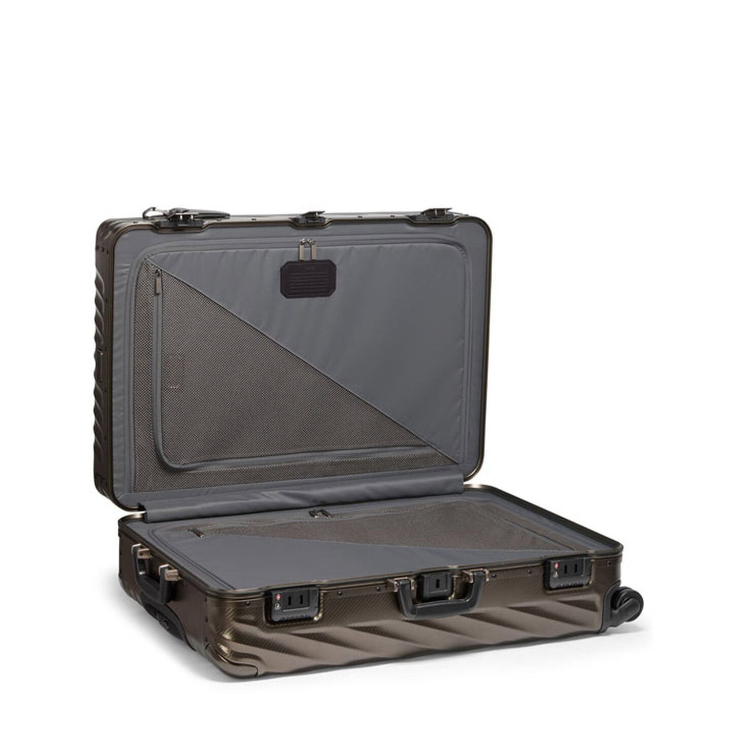 TUMI 19 Degree Aluminum Extended Trip P/C textured gunmetal