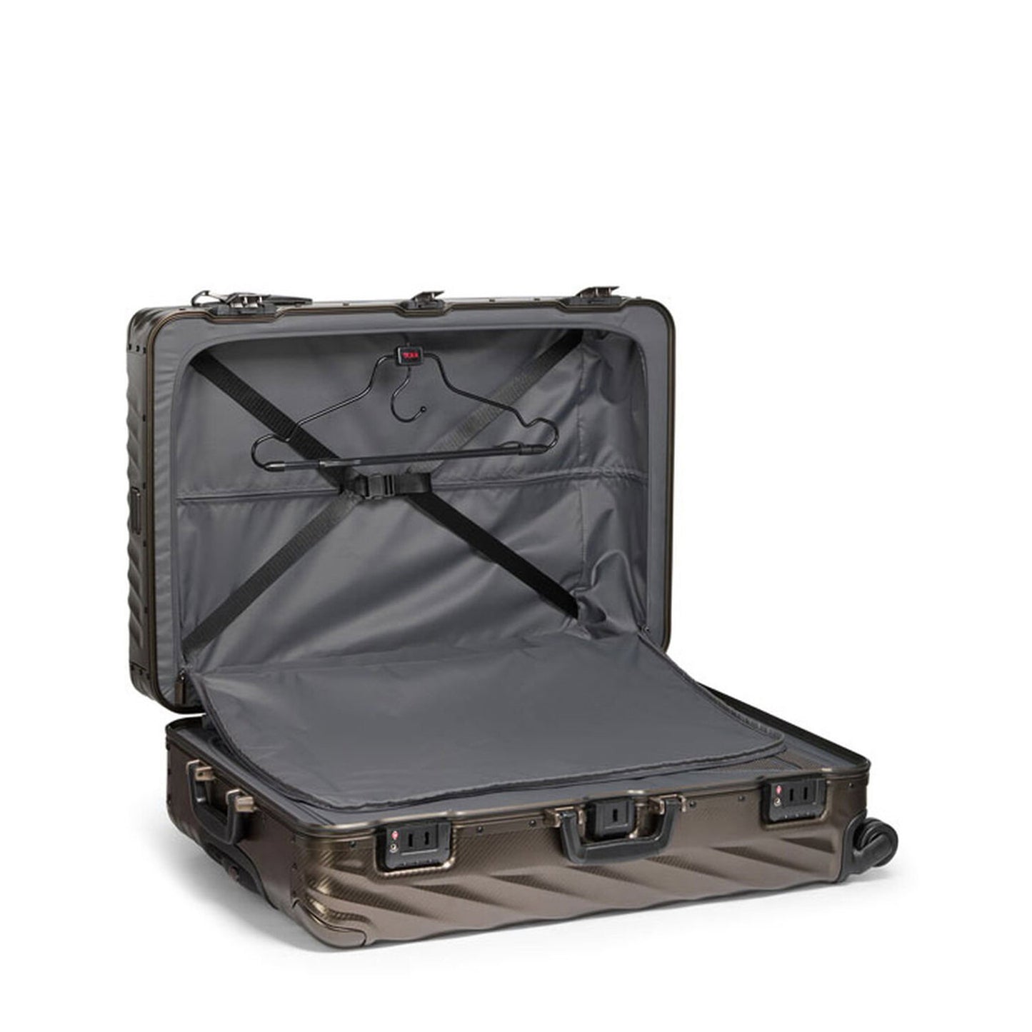 TUMI 19 Degree Aluminum Extended Trip P/C textured gunmetal