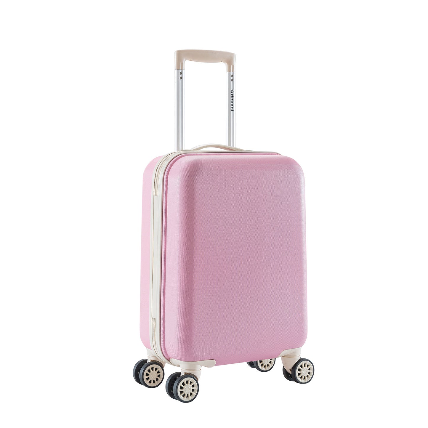 Decent Star-Maxx Handbagage Trolley 55 pastel roze