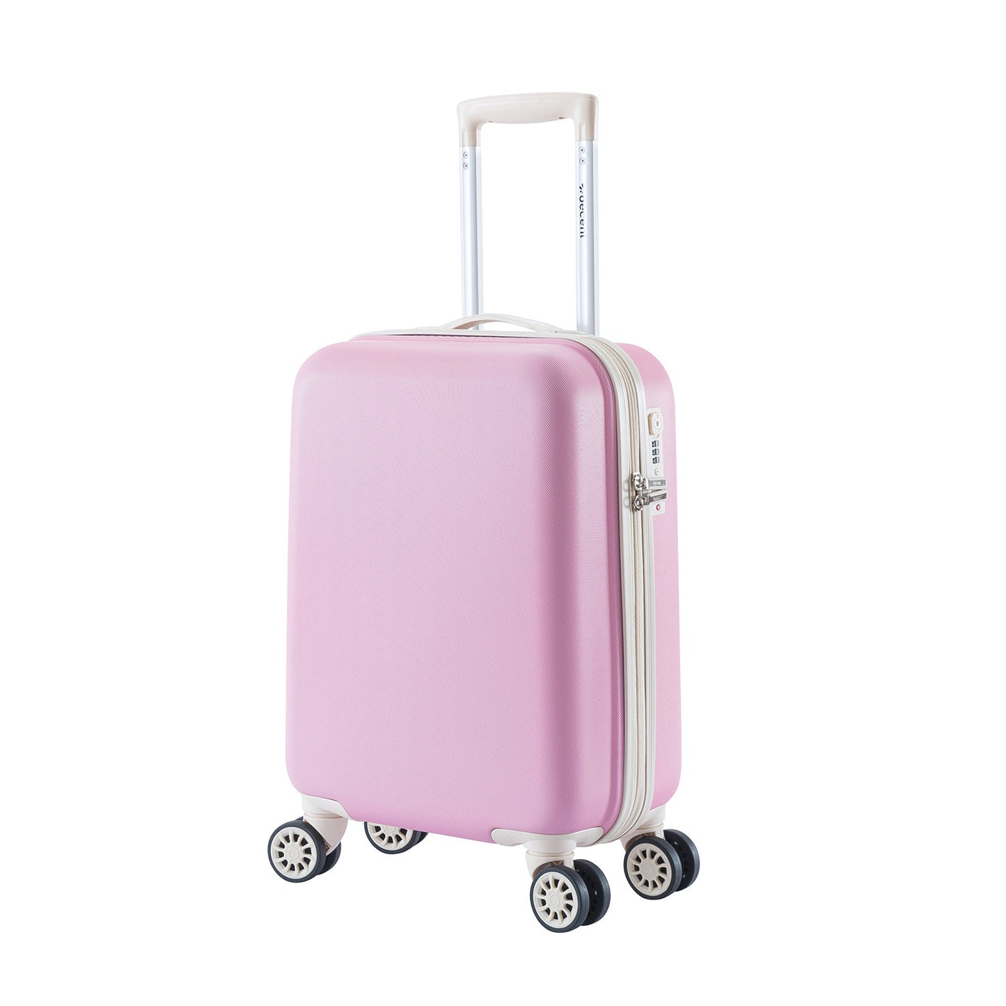 Decent Star-Maxx Handbagage Trolley 55 pastel roze