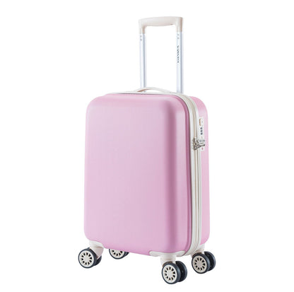 Decent Star-Maxx Handbagage Trolley 55 pastel roze
