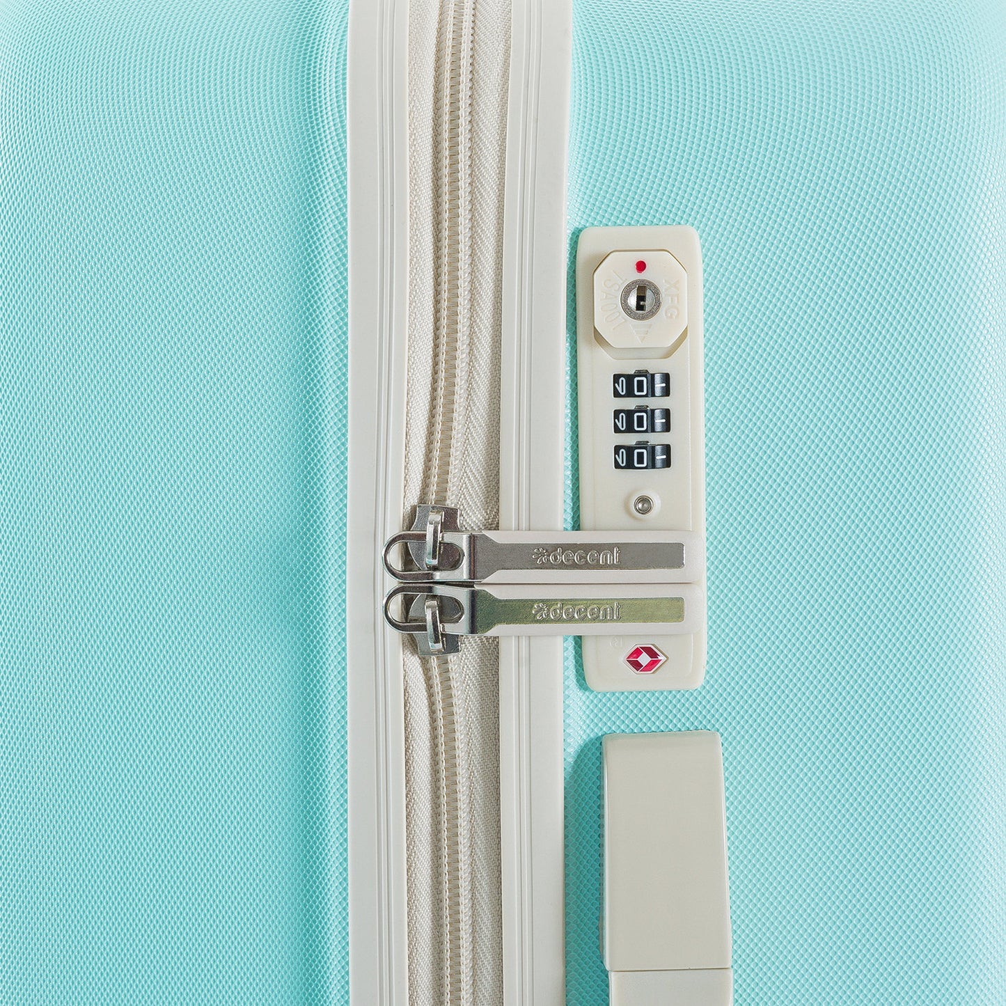 Decent Star-Maxx Handbagage Trolley 55 pastel groen