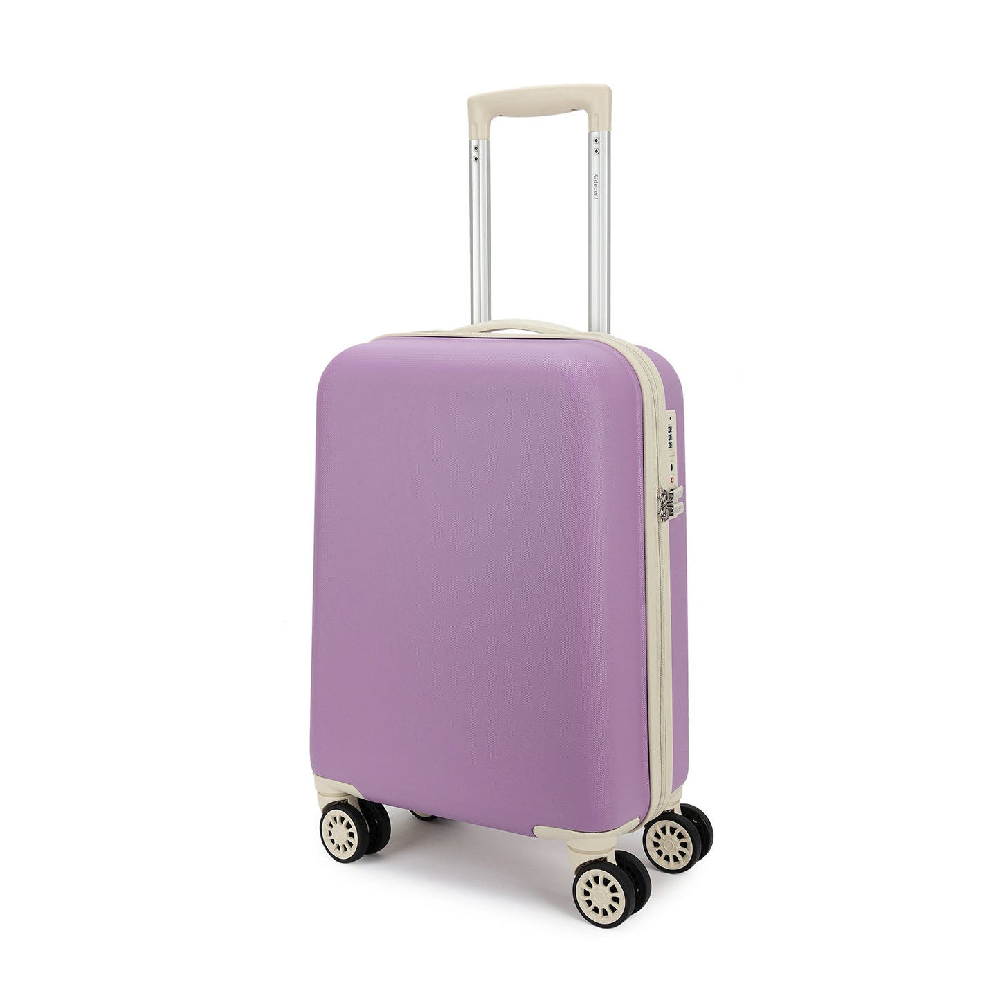 Decent Star-Maxx Handbagage Trolley 55 lila