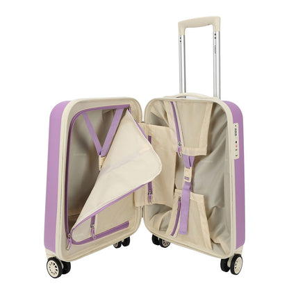 Decent Star-Maxx Handbagage Trolley 55 lila