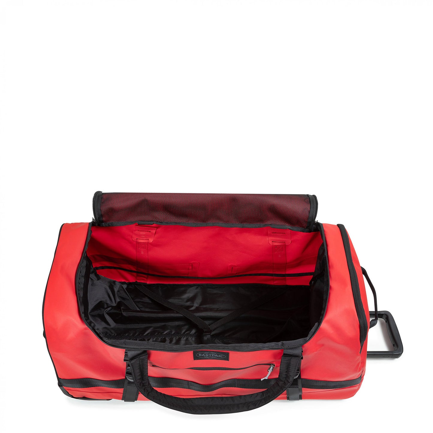Eastpak Duffel Pack Wheel M Tarp red