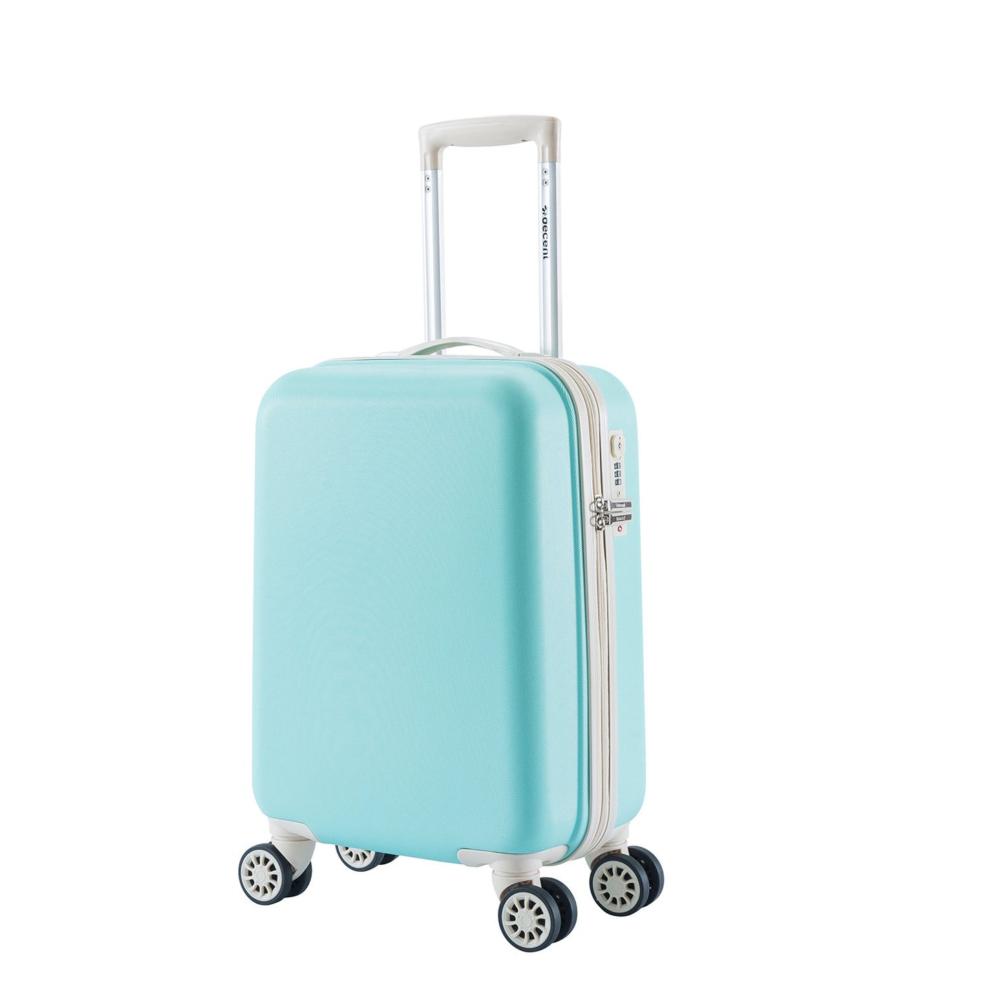 Decent Star-Maxx Handbagage Trolley 55 pastel groen