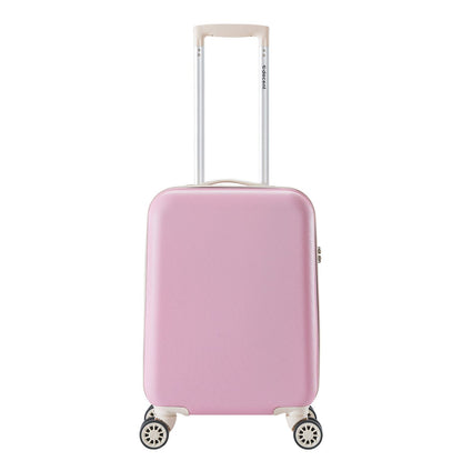 Decent Star-Maxx Handbagage Trolley 55 pastel roze