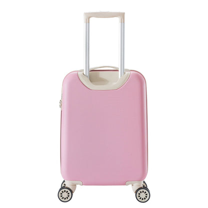 Decent Star-Maxx Handbagage Trolley 55 pastel roze