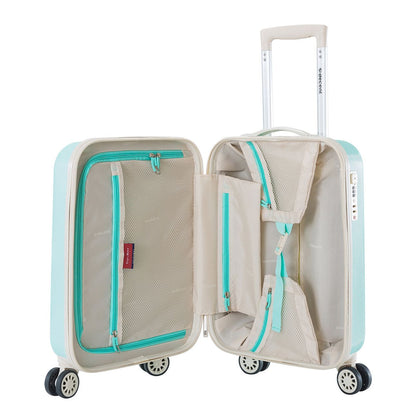 Decent Star-Maxx Handbagage Trolley 55 pastel groen
