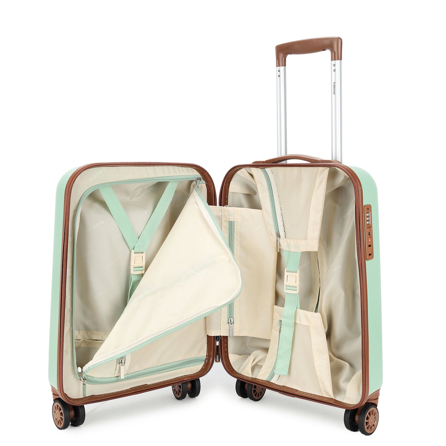 Decent Retro Cabin Trolley 55 olive