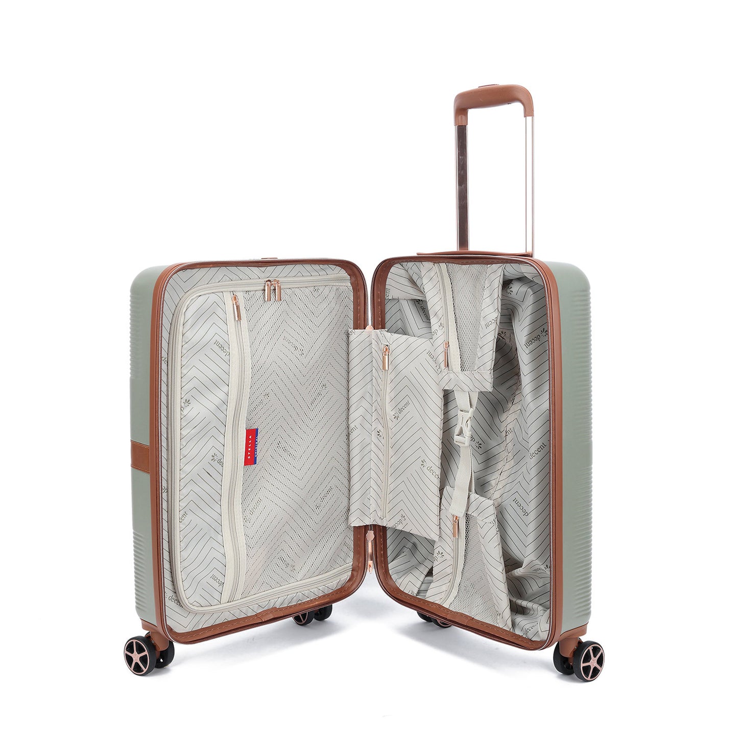 Decent Stella Cabin Trolley 55 light green