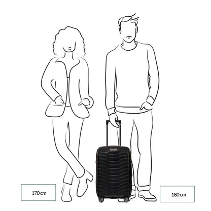 Samsonite Proxis Spinner  55/20 Expandable Length 35Cm flame