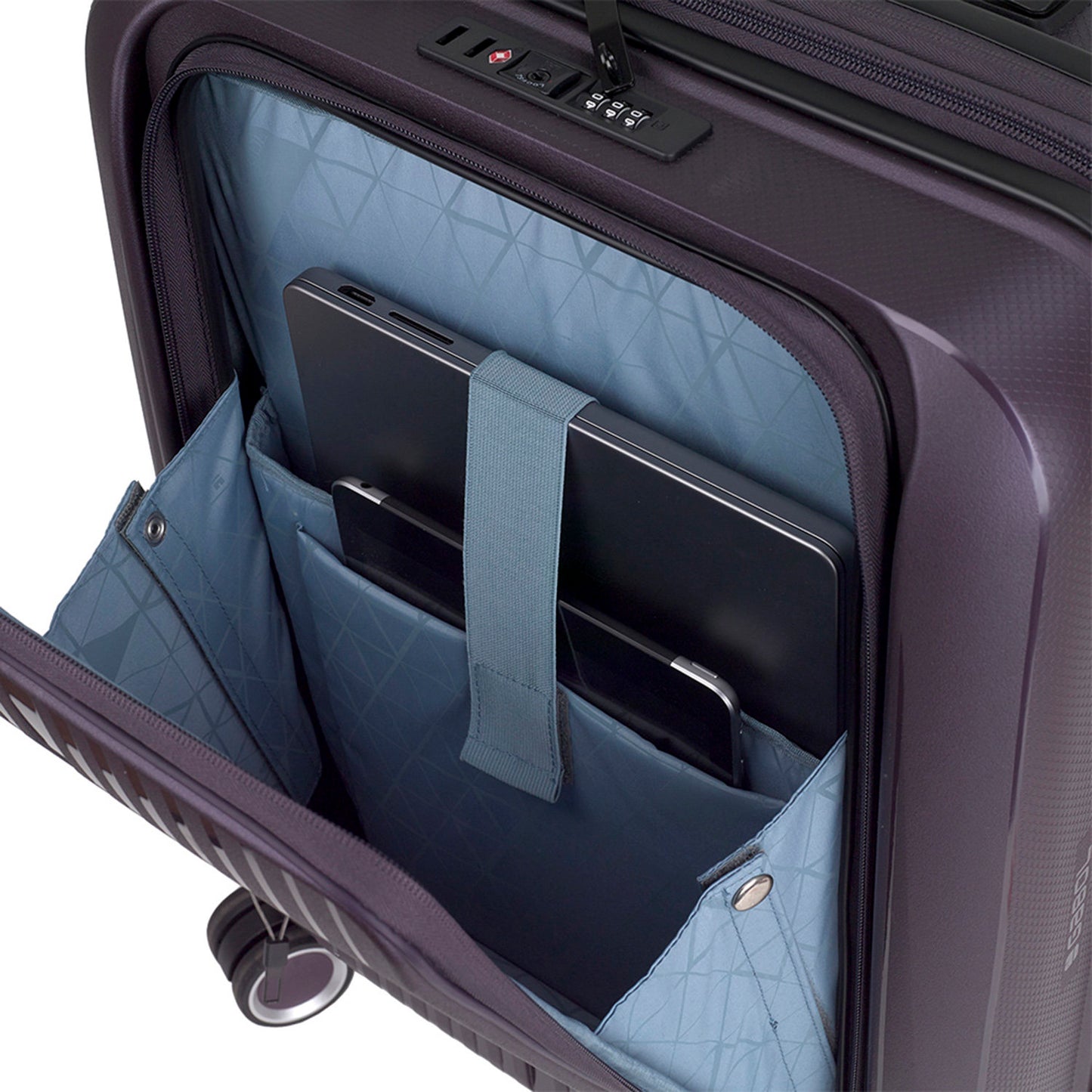 Gabol Brooklyn Cabin Trolley Front Pocket morado