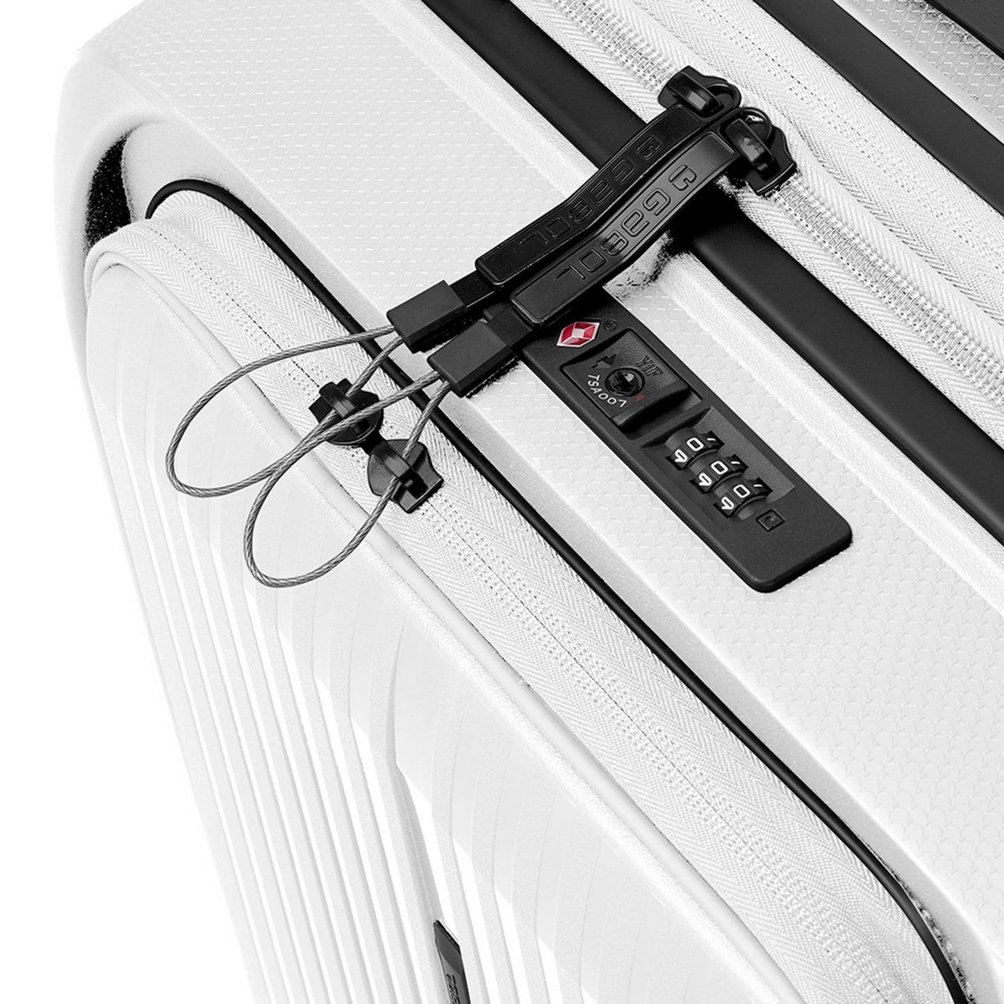 Gabol Brooklyn Cabin Trolley Front Pocket blanco