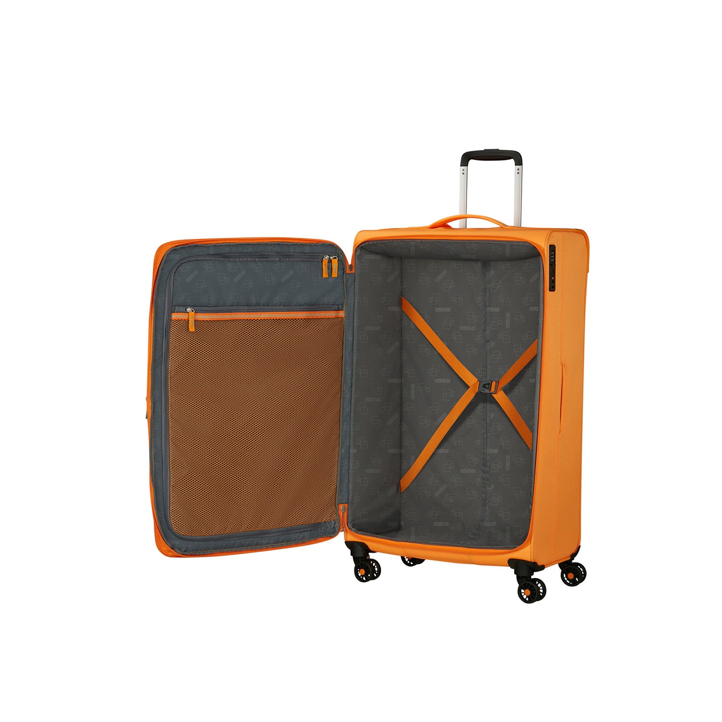 American Tourister Aerospin Spinner 80 Expandable radiant orange
