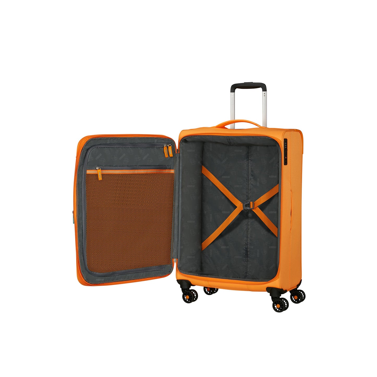 American Tourister Aerospin Spinner 69 Expandable radiant orange