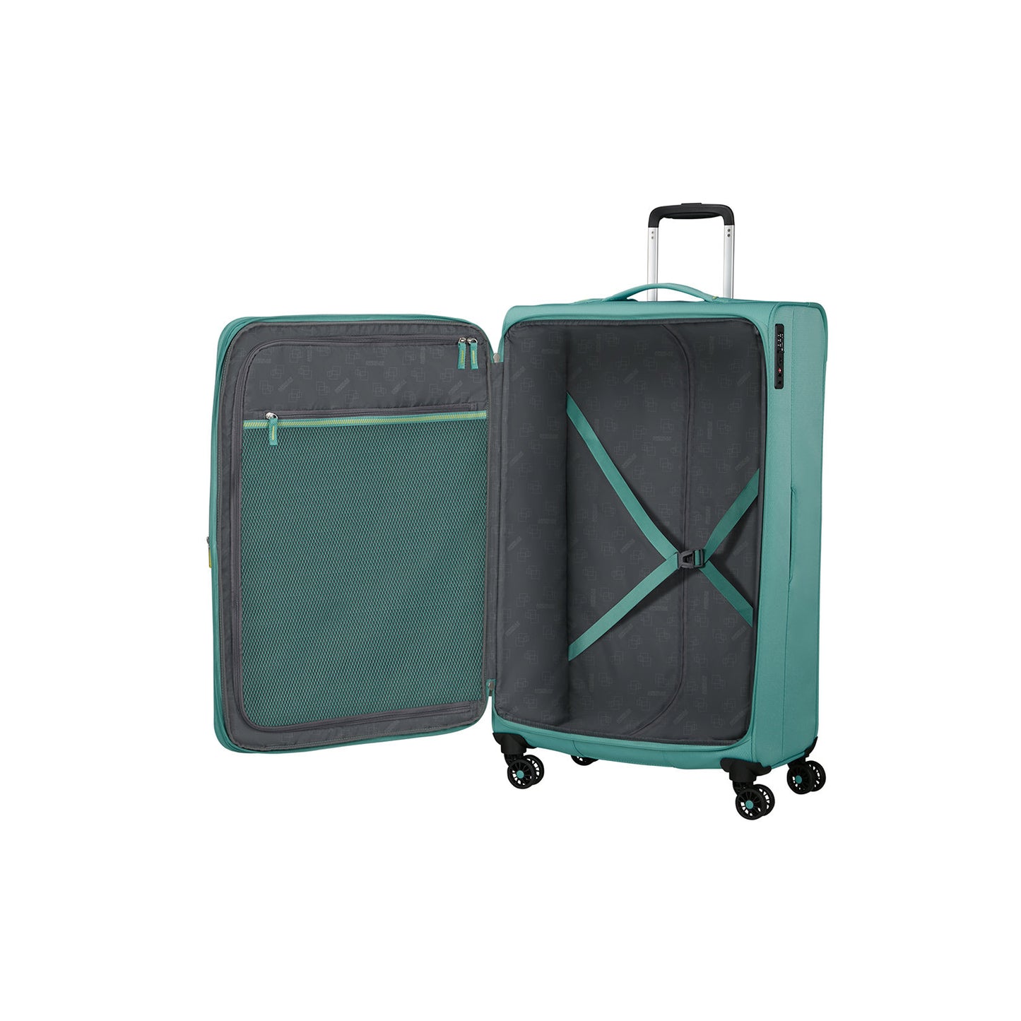 American Tourister Aerospin Spinner 80 Expandable dusty turquoise