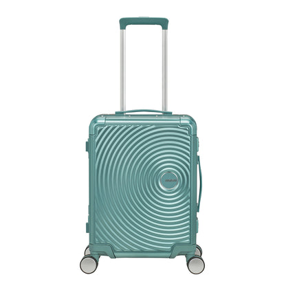 American Tourister Soundbox Aluminium Spinner 55 Expandable dusty turquoise