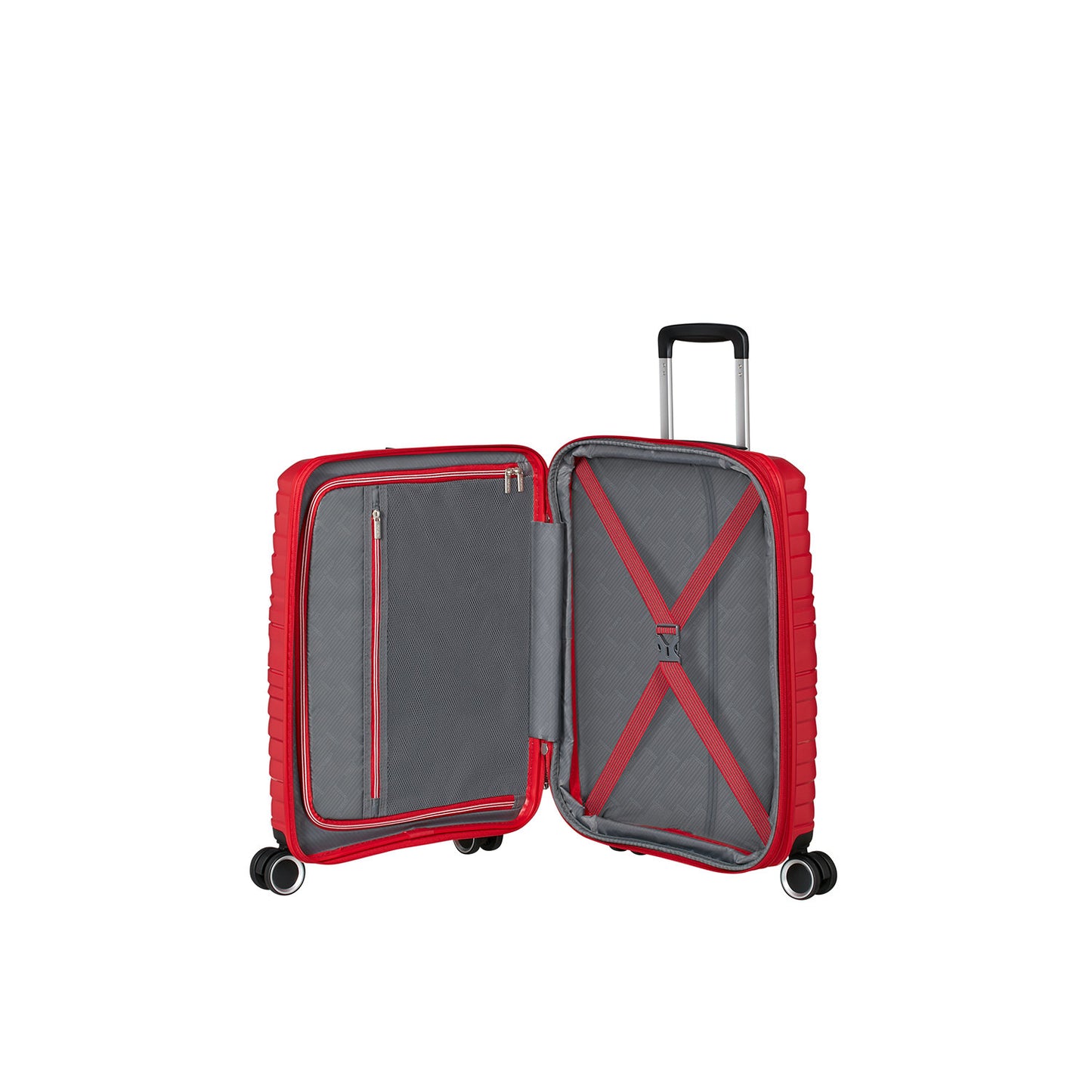 American Tourister Flytwist Spinner Cabin Trolley 55 cm Exp. true red