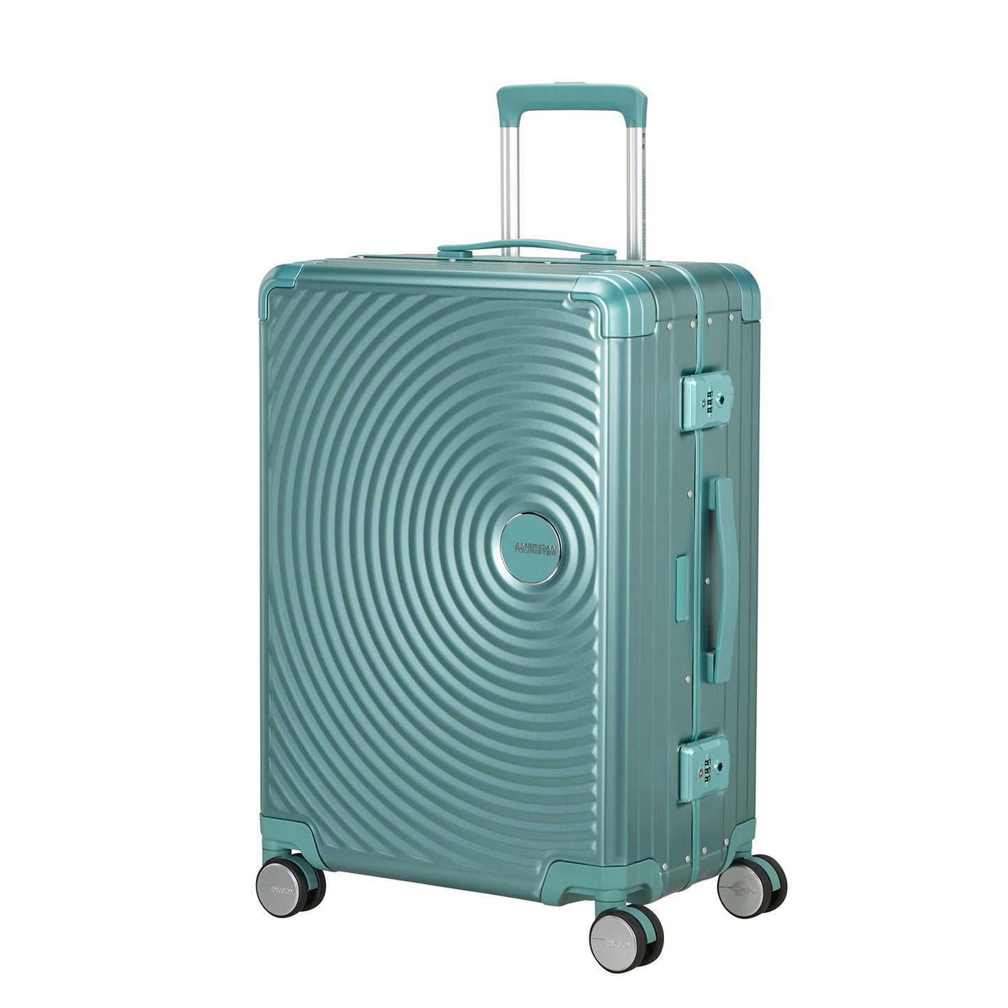 American Tourister Soundbox Aluminium Spinner 68 cm Expandable dusty turquoise