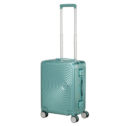 American Tourister Soundbox Aluminium Spinner 55 Expandable dusty turquoise