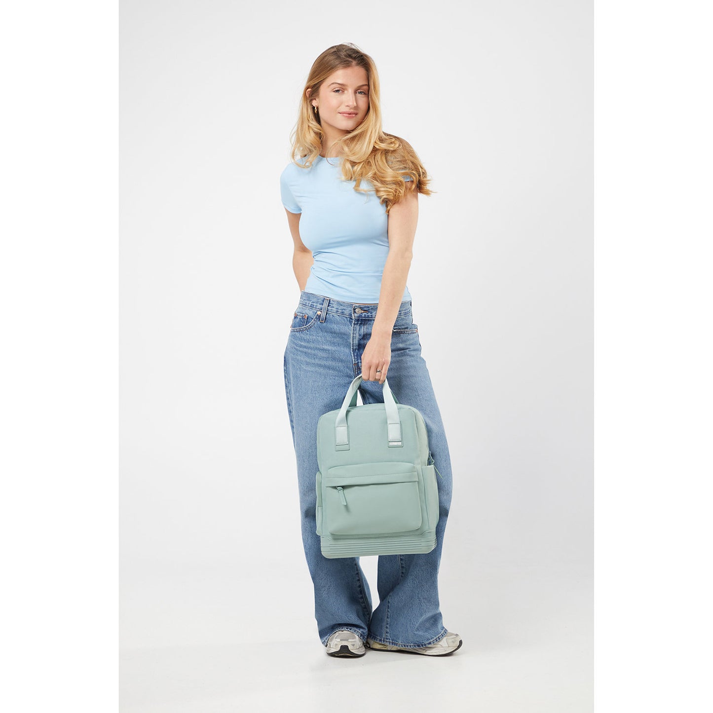 American Tourister Soulpack Business Backpack Tote 15" iceberg green