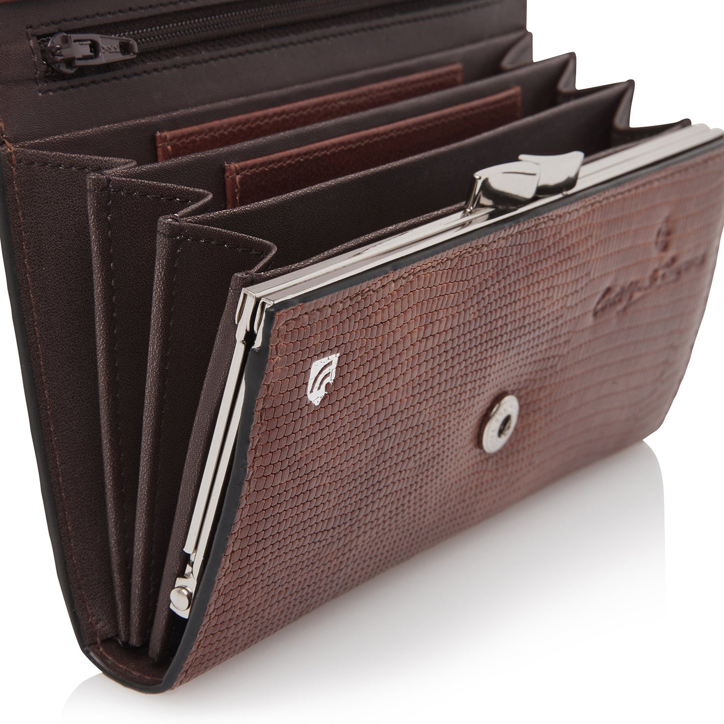 Castelijn & Beerens Donna Ladieswallet 6 Cards RFID cognac