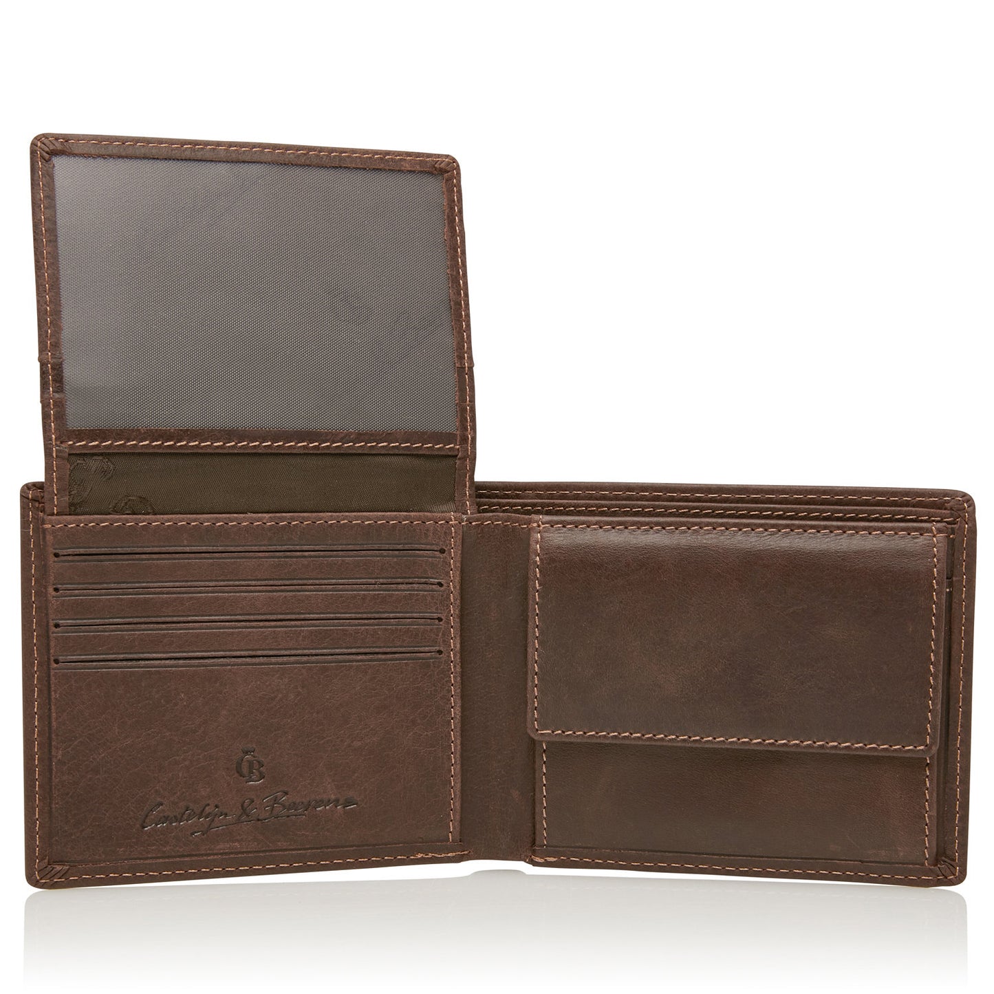 Castelijn & Beerens Canyon Billfold Wallet mocca