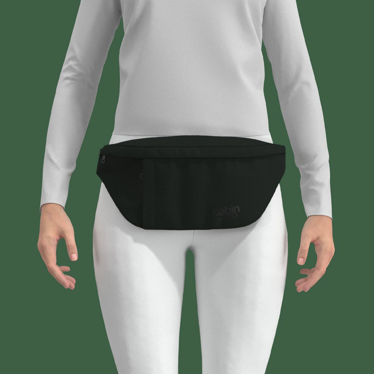 CabinZero Classic Waistbag 2L absolute black
