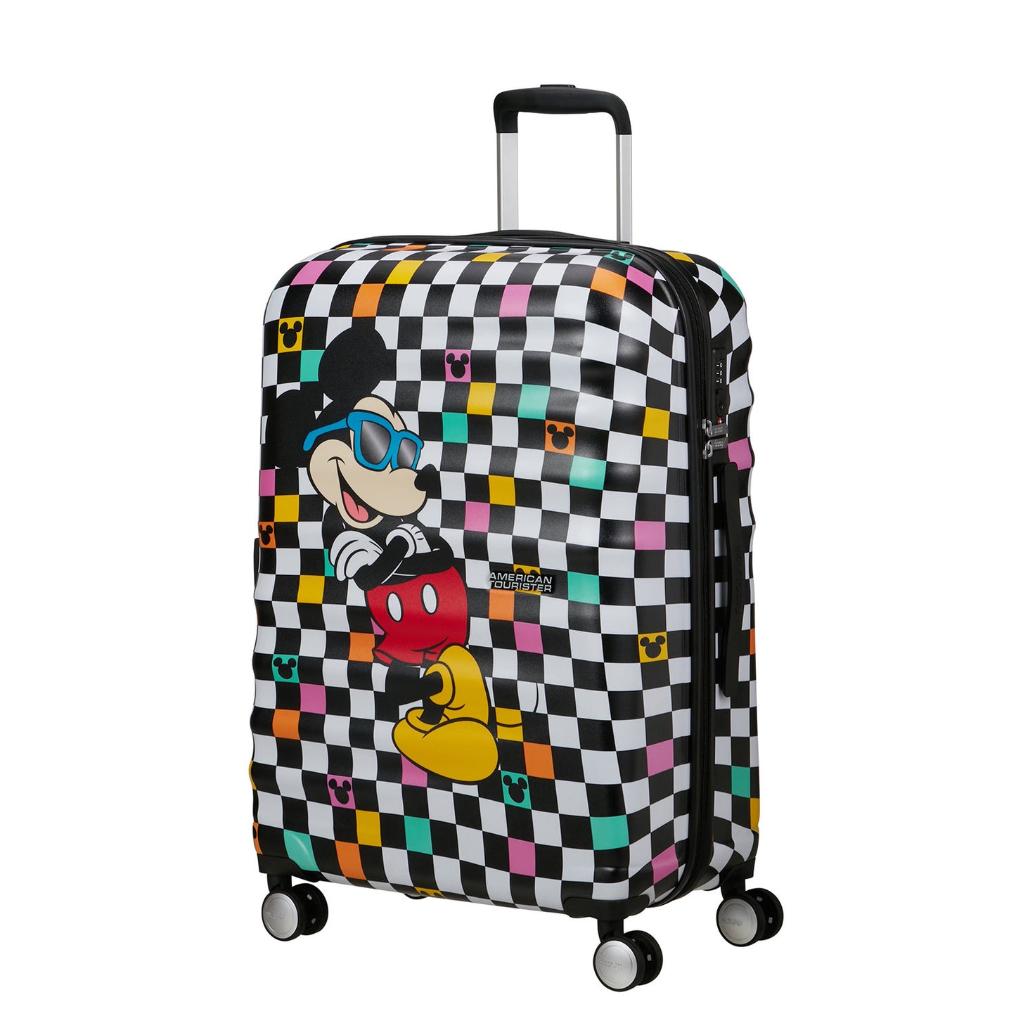 American Tourister Wavebreaker Disney Spinner 67 cm Mickey Check