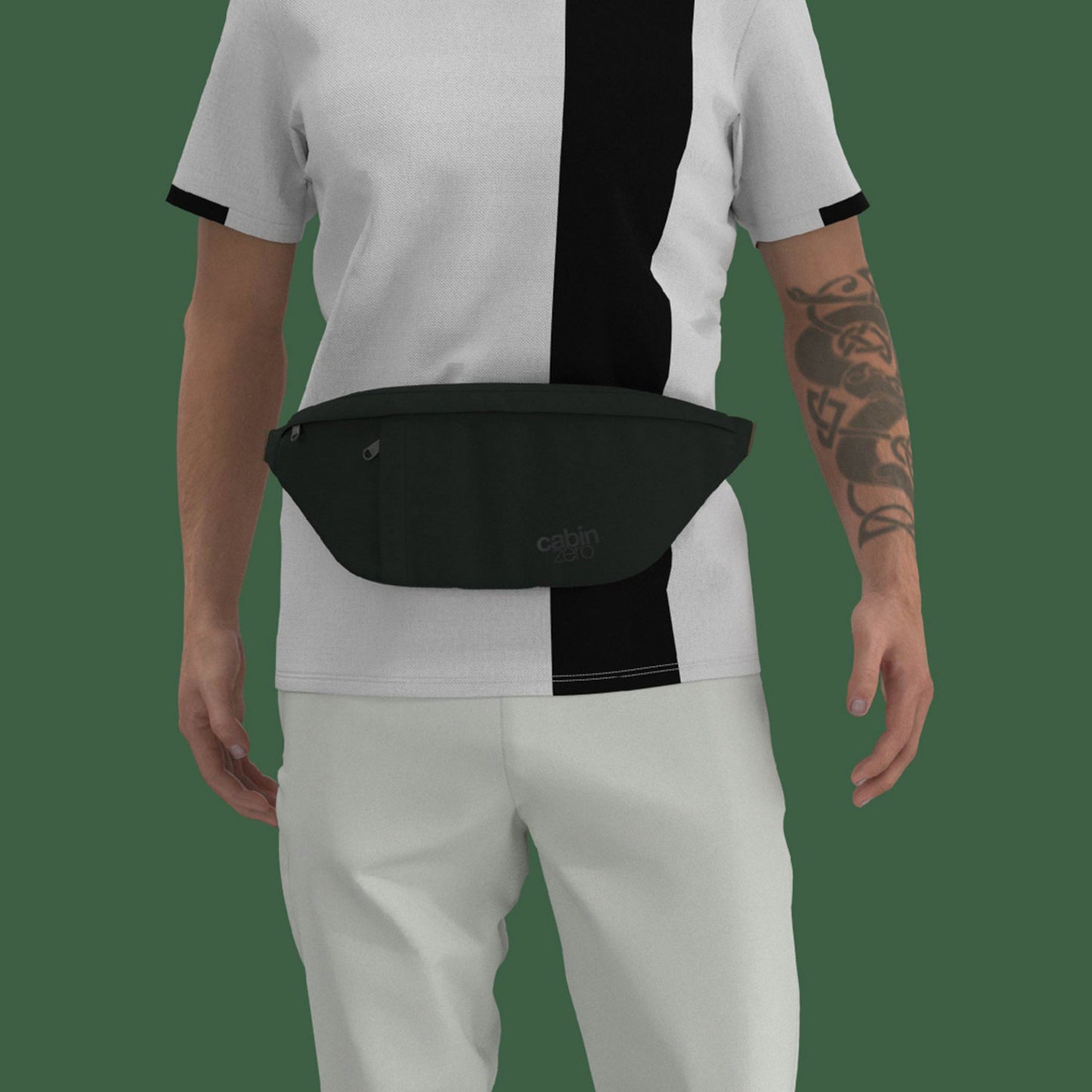 CabinZero Classic Waistbag 2L black sand