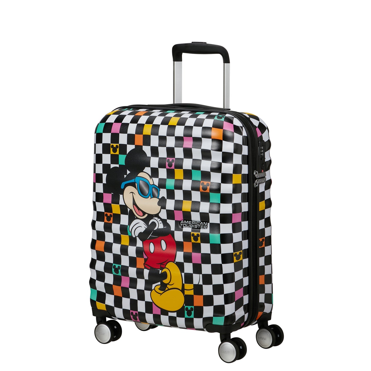 American Tourister Wavebreaker Disney Spinner 55 cm Mickey Check