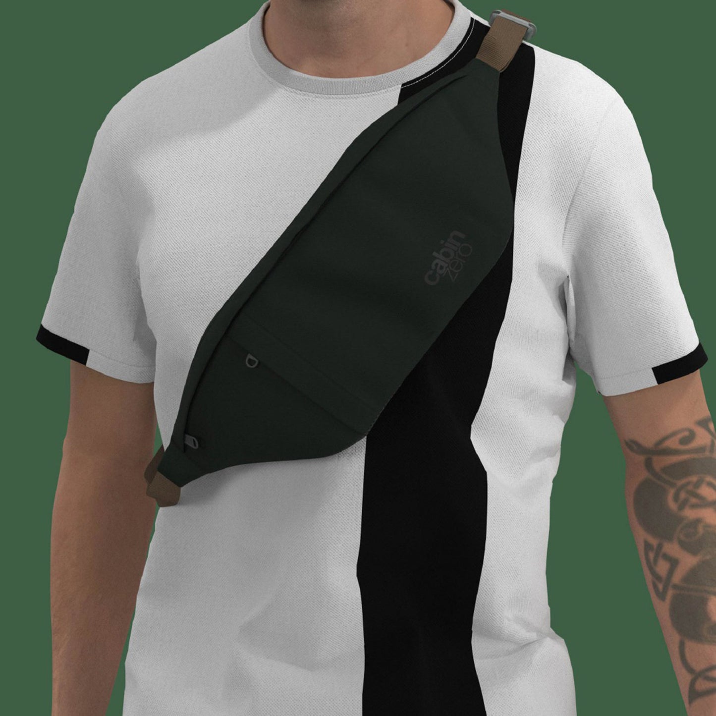 CabinZero Classic Waistbag 2L black sand