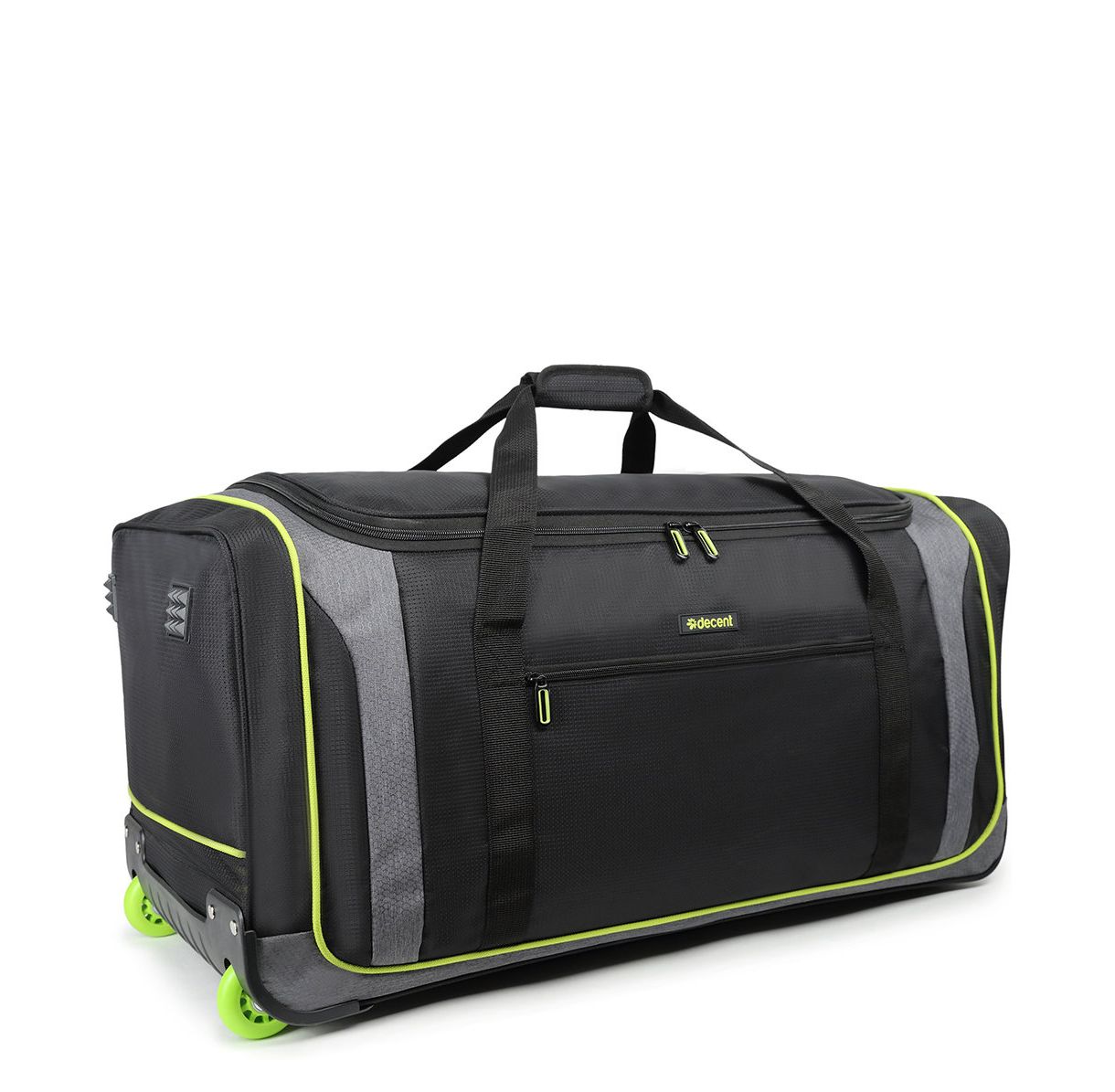 Decent Flexplus Wheeled Duffle 78 black/lemon green
