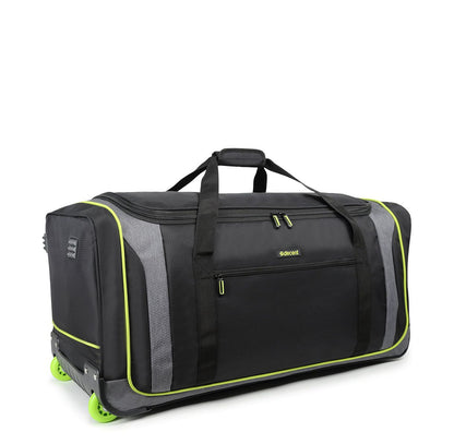 Decent Flexplus Wheeled Duffle 78 black/lemon green